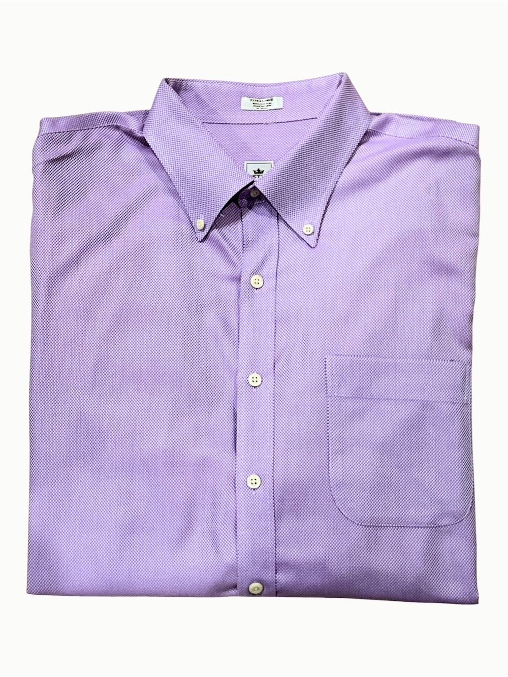 Peter Millar Handluxe Easycare Lavender Textured Button Down Men’s Shirt XL